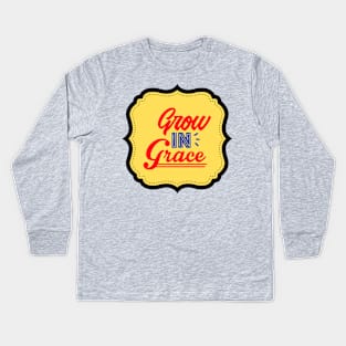 Grow In Grace Kids Long Sleeve T-Shirt